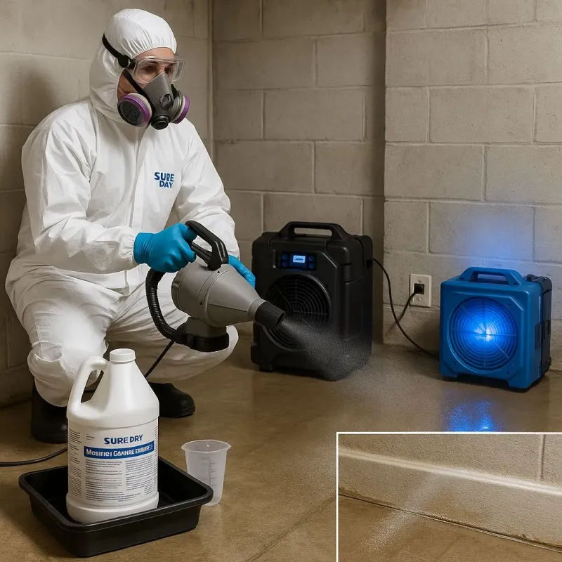 Sanitization and Odor Removal process in Minersville, PA