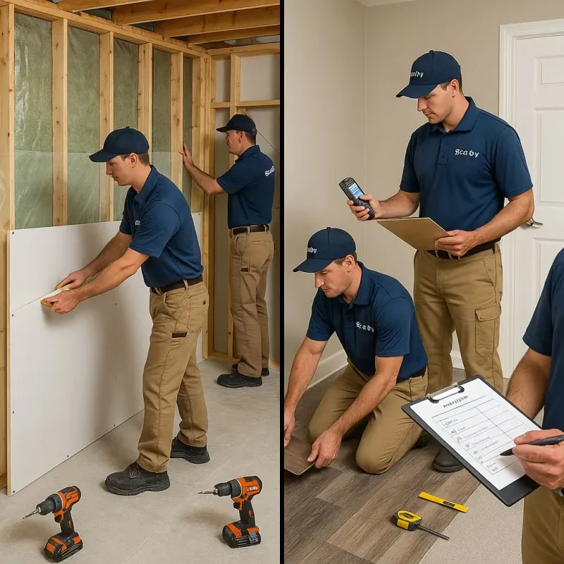 Repairs and Reconstruction process in Minersville, PA