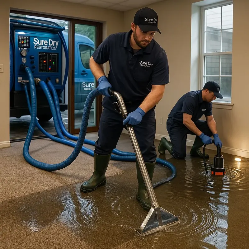 Water Extraction and Removal process in Minersville, PA